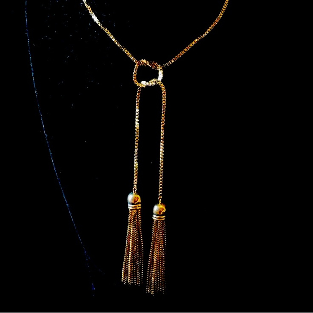 Vintage QVC UK Joan Rivers Classics Collection Tassel Necklace